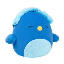 Squishmallows Priscilla de blauwe pauwknuffel - 40 cm productafbeelding 2