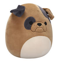 Squishmallows Loafer de bruine bulldogknuffel - 40 cm productafbeelding 2
