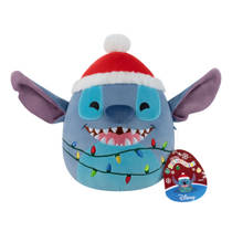 Squishmallows Disney feestdag Stitch knuffelfiguur - 20 cm