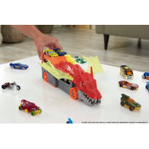 Hot Wheels City lanceringstrailer met draak productafbeelding 6
