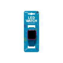 Jollity Works LED kinderhorloge - blauw/roze productafbeelding 2