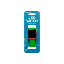 Jollity Works LED kinderhorloge - groen/roze productafbeelding 2