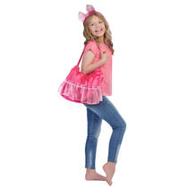 Magic Flip prinsessenjurk en tas - 128-134 cm - roze productafbeelding 4