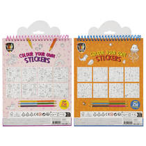Kleur je eigen stickers set productafbeelding 2