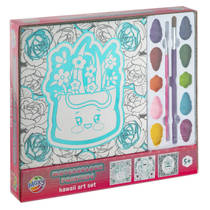 Kawaii waterverf canvas set - 19,5 cm productafbeelding 4