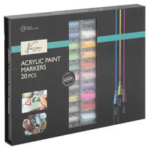 Nassau acryl markerset 20-delig