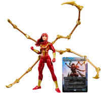 Marvel Legends Magic: The Gathering actiefiguur Mary Jane Watson Iron Spider + exclusieve foliekaart - 15 cm