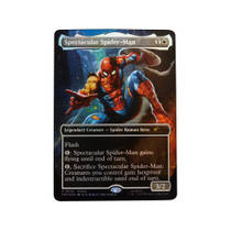 Marvel Legends Magic: The Gathering actiefiguur Battle-Damaged Spider-Man + exclusieve foliekaart - 15 cm productafbeelding 3