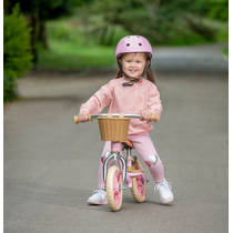 EVO loopfiets met mand - 10 inch - roze productafbeelding 6