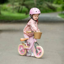 EVO loopfiets met mand - 10 inch - roze productafbeelding 4