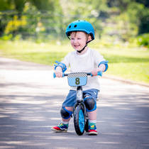 EVO loopfiets - 10 inch - zilver/blauw productafbeelding 4