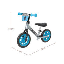 EVO loopfiets - 10 inch - zilver/blauw productafbeelding 2