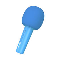 Qware karaoke microfoon + speaker - blauw