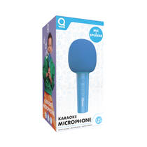 Qware karaoke microfoon + speaker - blauw productafbeelding 2