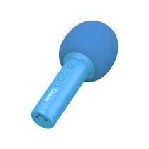 Qware karaoke microfoon + speaker - blauw productafbeelding 5
