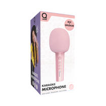 Qware karaoke microfoon + speaker - roze productafbeelding 2