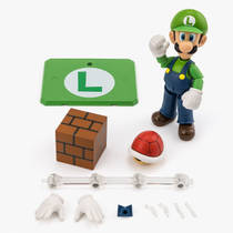 S.H. Figuarts actiefiguur Luigi - 10 cm productafbeelding 2