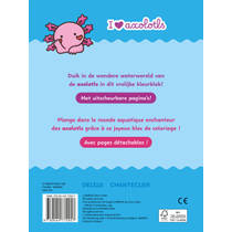 I Love Axolotls Color kleurblok productafbeelding 2