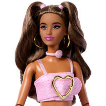 Barbie deluxe stijl pop met een korte top en bijpassende jeans productafbeelding 3