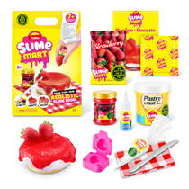 Slime Mart klein zakje aardbeien cheesecake productafbeelding 3