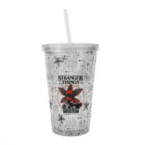 Stranger Things Demogorgon beker met rietje - 475 ml