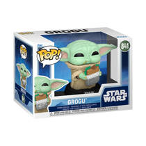 Funko Pop! figuur Star Wars The Mandalorian & Grogu Grogu with food productafbeelding 2