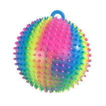 Funky Mania pufferbal regenboog - 18 cm productafbeelding 2