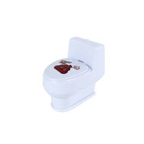Poo waterspuitend toilet met drol - 10 cm