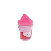 Fluffy menu pluchen ijsje met 3 hartjes - 25 cm productafbeelding 5