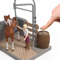 schleich HORSE CLUB Sofia's paardenwasplaats 42792 productafbeelding 4