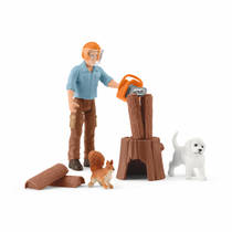 schleich POCKET SETS Farm World boswachter 81475