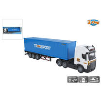 2-Play vrachtwagen met oplegger productafbeelding 2
