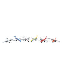 2-Play die-cast vliegtuigen set 6-delig productafbeelding 3