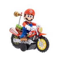 The Super Mario Galaxy Movie Mario figuur + pull back motor productafbeelding 2