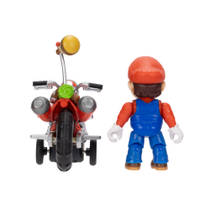 The Super Mario Galaxy Movie Mario figuur + pull back motor productafbeelding 5