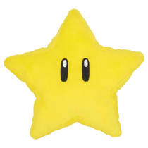Mario Super Star pluchen knuffel - 18 cm