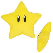 Mario Super Star pluchen knuffel - 18 cm productafbeelding 3