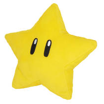 Mario Super Star pluchen knuffel - 18 cm productafbeelding 2