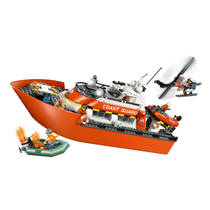 LEGO City kustwacht reddingsboot met helikopter 60504 productafbeelding 3