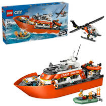 LEGO City kustwacht reddingsboot met helikopter 60504