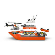 LEGO City kustwacht reddingsboot met helikopter 60504 productafbeelding 7