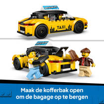 LEGO City gele taxi 60487 productafbeelding 4