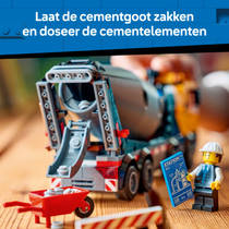 LEGO City cementwagen 60478 productafbeelding 4