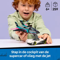 LEGO City straalvliegtuig vs. sportauto 60489 productafbeelding 2