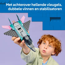 LEGO City straalvliegtuig vs. sportauto 60489 productafbeelding 3