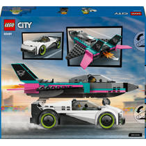 LEGO City straalvliegtuig vs. sportauto 60489 productafbeelding 10