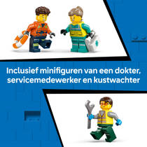 LEGO City vliegtuig, servicewagen en hovercraft remix 60505 productafbeelding 4