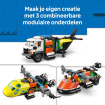 LEGO City vliegtuig, servicewagen en hovercraft remix 60505 productafbeelding 7