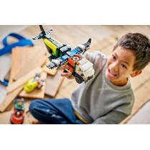 LEGO City vliegtuig, servicewagen en hovercraft remix 60505 productafbeelding 3