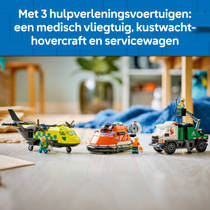 LEGO City vliegtuig, servicewagen en hovercraft remix 60505 productafbeelding 5